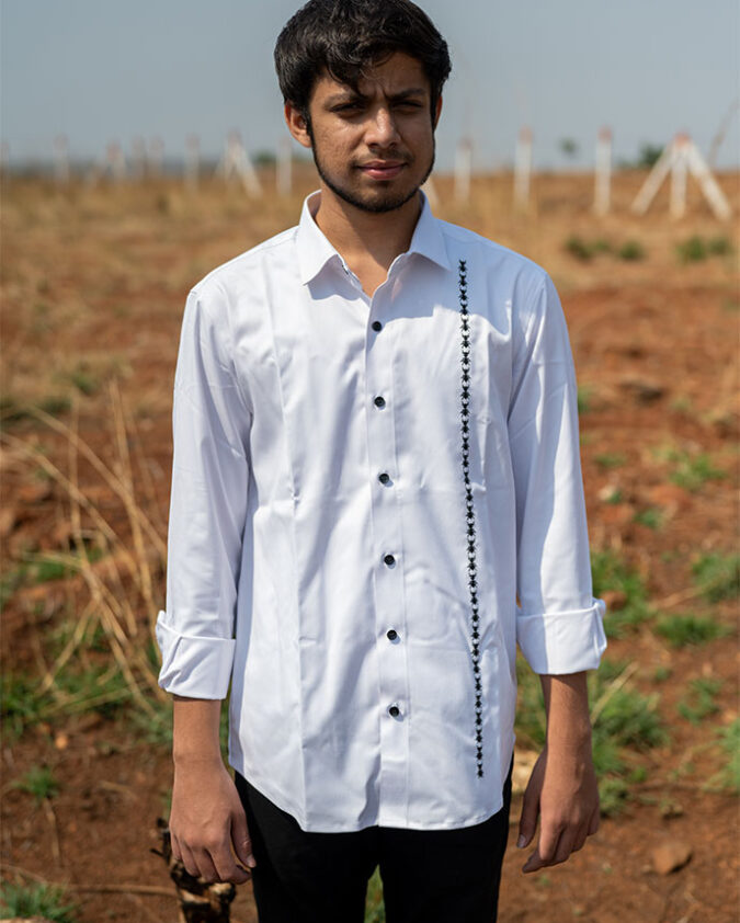 Ant Line White Shirt
