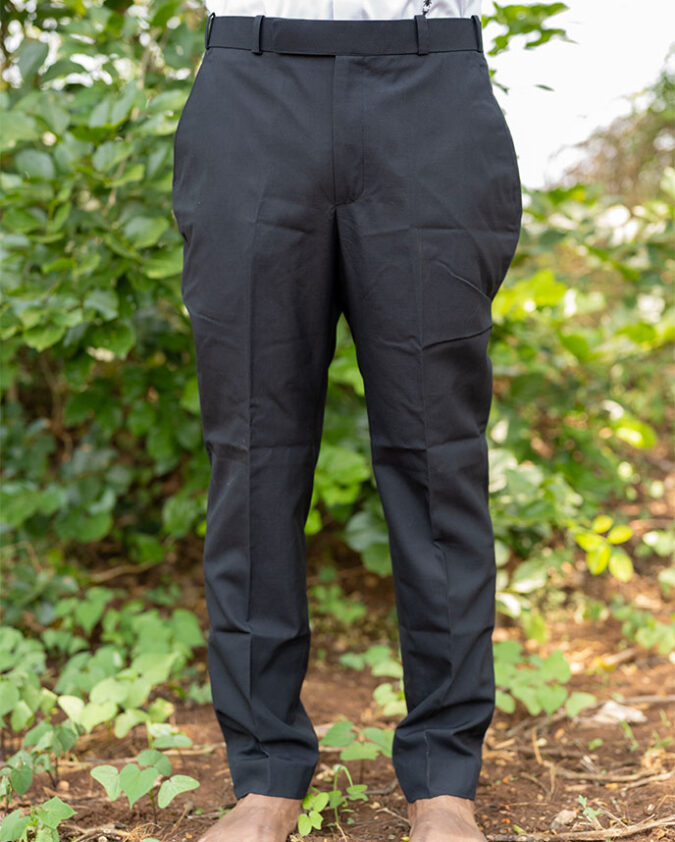 Tailored Wool Black Pant