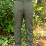 Tailored Wool Green Pant